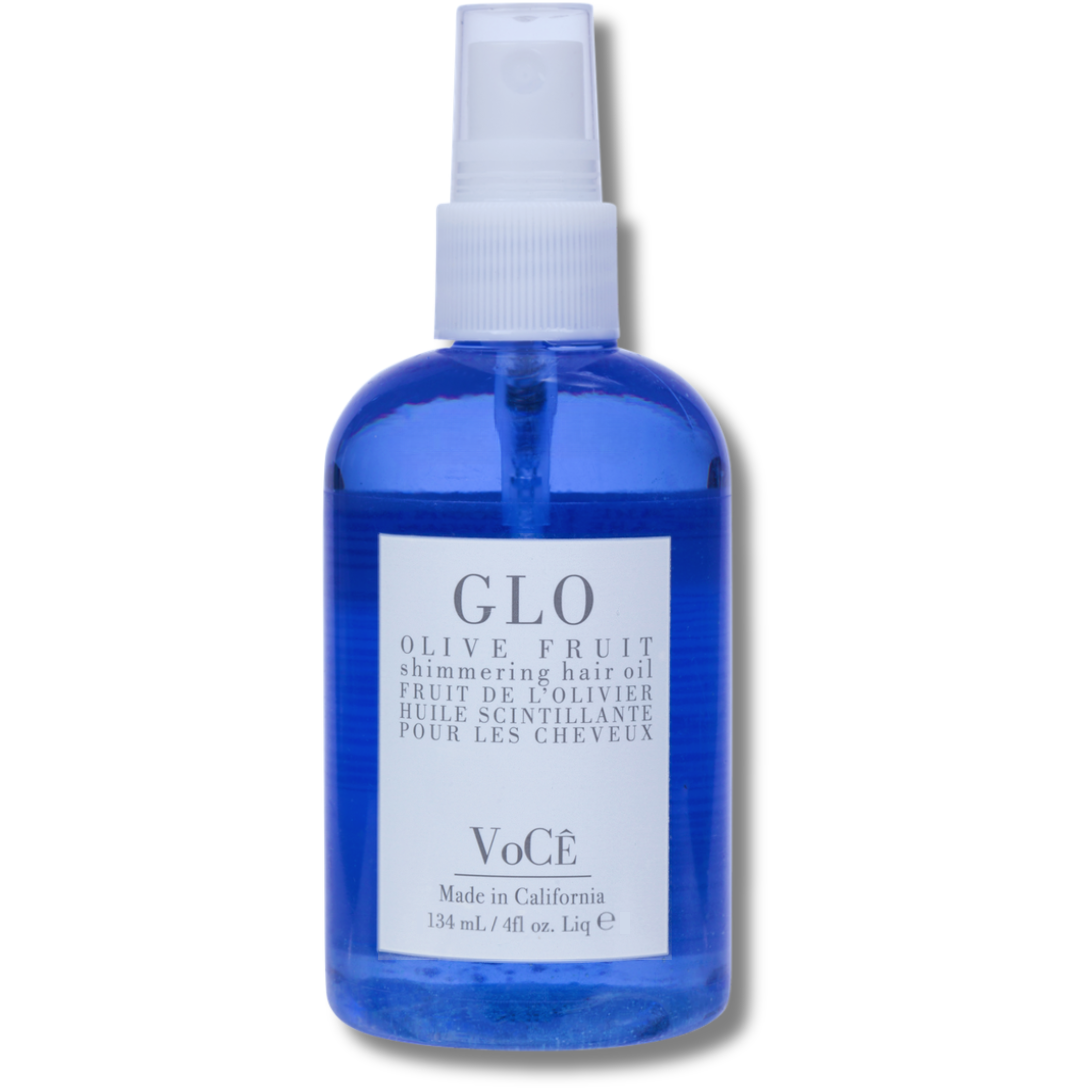 VoCÊ Haircare Glo Shimmering Hair Oil | Olive Fruit Nourishing and Shine Spray, Anti-Aging, Hydrating, Hair Gloss, Hair Shine Spray, Hair Oil Spray (4 fl oz | 134 ml)