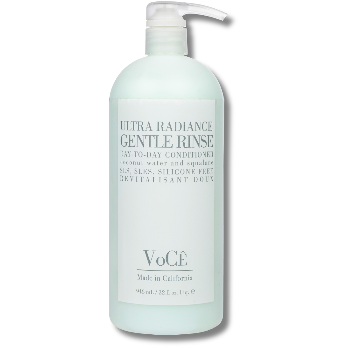 VoCÊ Haircare – Natural | Gentle Conditioner - Rinse | Shine Infused | Non-Toxic, Cruelty-Free, Vegan Haircare (8.5oz)