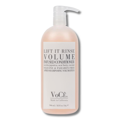 VoCÊ Natural Volume Conditioner for Fine to Medium Hair | Anti-Frizz, Shine Enhancing, Non-Toxic, Cruelty-Free, Vegan with Olive Fruit Oil, Swertia Japonica, Acai Berry, and Coconut (8.5 oz | 250 ml)